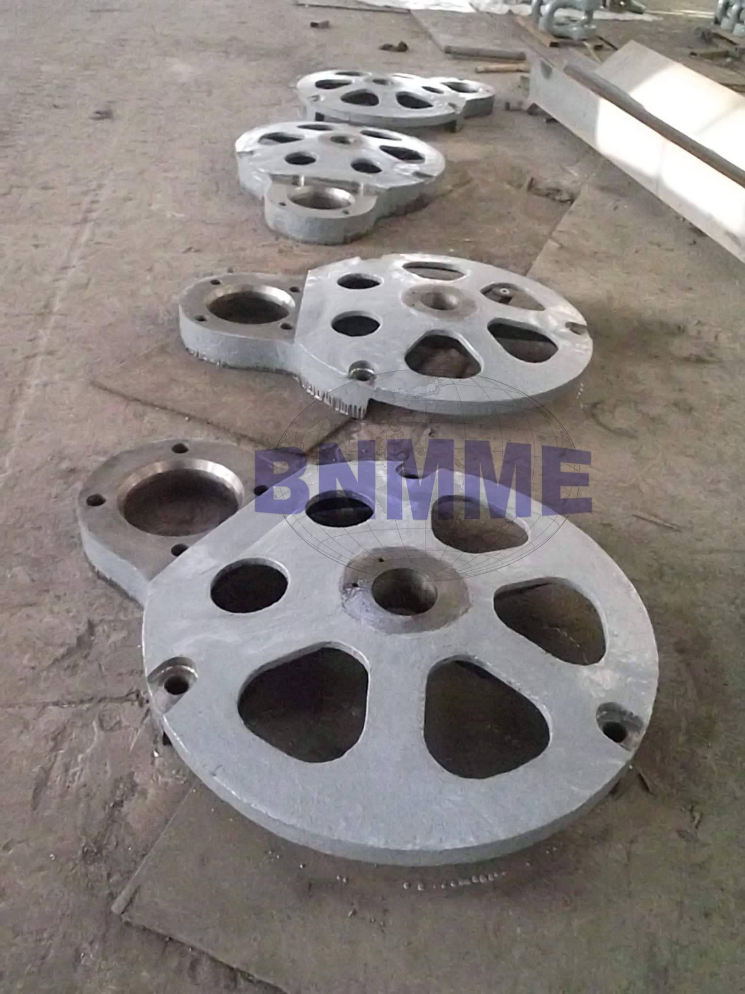 dump block  for heavy mining equipment